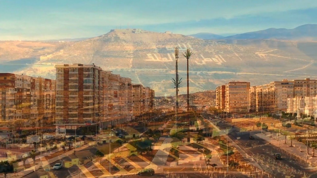 Skyline d’Agadir et colline Oufella : immeubles modernes, guide construction Agadir 2026, DARNÉO