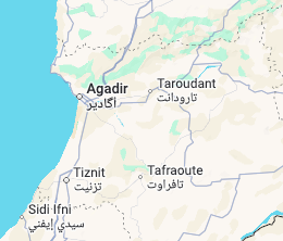 Carte Souss-Massa, prix au m² et quartiers autour d’Agadir