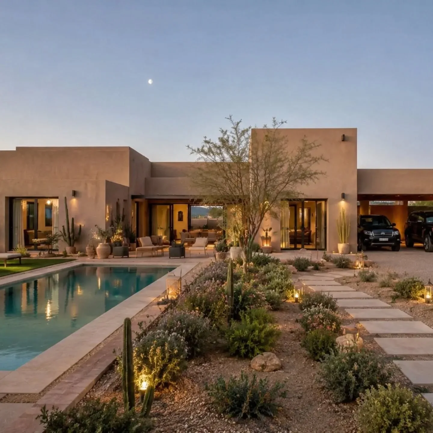 Villa moderne avec piscine et jardin, investir et rénover à Agadir avant le Mondial 2030