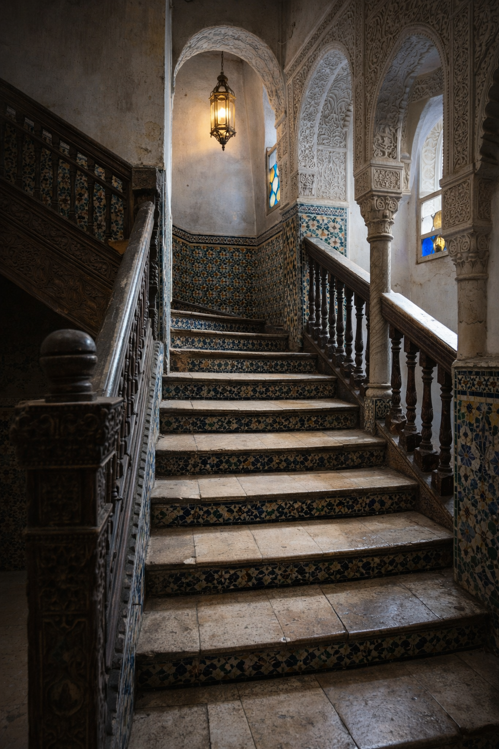 Rénovation Escalier Avant - Escalier à Rénover Agadir